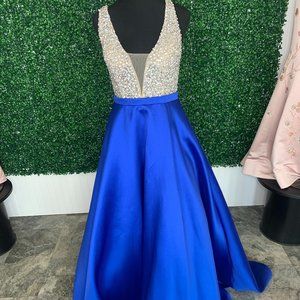Jovani Royal Blue Prom / Pageant Dress Size 2